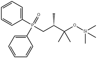 (R)-(2,3-diMethyl-3-((triMethylsilyl)oxy)butyl)diphenylphosphine oxide 结构式