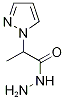 2-(1H-吡唑-1-基)丙酰肼 结构式