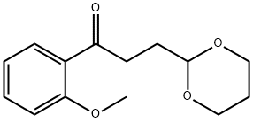 3-(1,3-DIOXAN-2-YL)-2'-METHOXYPROPIOPHENONE 结构式