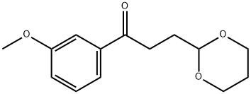 3-(1,3-DIOXAN-2-YL)-3'-METHOXYPROPIOPHENONE 结构式