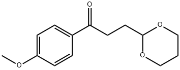 3-(1,3-DIOXAN-2-YL)-4'-METHOXYPROPIOPHENONE 结构式