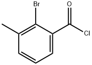 2-溴-3-甲基苯甲酰氯 结构式