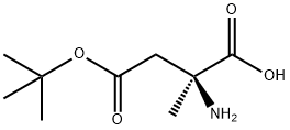 (S)-Α-METHYLASPARTIC ACID-4-TERT-BUTYL ESTER 结构式