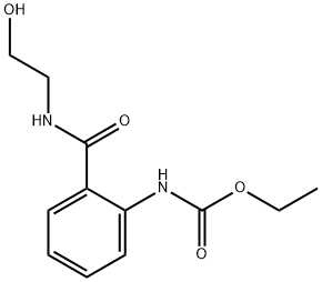 ethyl [2-[[(2-hydroxyethyl)amino]carbonyl]phenyl]carbamate  结构式