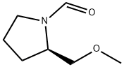 (R)-(+)-2-(甲氧甲基)-1-吡咯烷甲醛 结构式