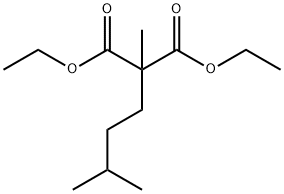 2-异戊烷基-2-甲基丙二酸二乙酯 结构式
