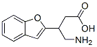 4-amino-3-benzo(b)furan-2-ylbutanoic acid 结构式