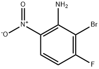 2-溴-3-氟-6-硝基苯胺 结构式