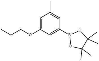 3-METHYL-5-PROPOXYPHENYLBORONIC ACID, PINACOL ESTER 结构式