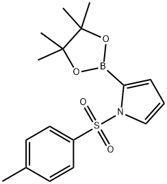 1-(P-甲苯磺酰基)吡咯-2-硼酸频那醇酯 结构式