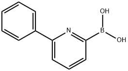 6-PHENYLPYRIDINE-2-BORONIC ACID 结构式