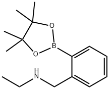 2-(ETHYLAMINOMETHYL)PHENYLBORONIC ACID, PINACOL ESTER 结构式