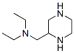 2-Piperazinemethanamine,N,N-diethyl-(9CI) 结构式