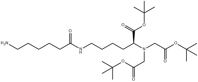 Aminocaproic Nitrilotriacetic Acid Tri-tert-butylester 结构式