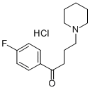 1-[3-(p-fluorobenzoyl)propyl]piperidinium chloride 结构式