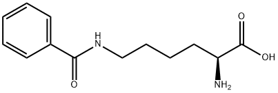 苯甲酰-L-赖氨酸 结构式