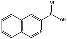 3-异喹啉硼酸 结构式