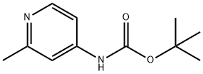 4-(BOC-氨基)甲基吡啶 结构式