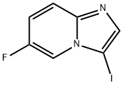 6-氟咪唑-3-碘并[1,2-A]吡啶 结构式