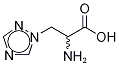 rac 3-(1,2,4-Triazol-1-yl)-L-alanine-15N,d2 结构式