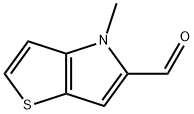 4-甲基-4H-噻[3,2-B]吡咯-5-甲醛 结构式