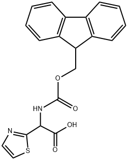 Fmoc-DL-(2-thiazoyl)glycine 结构式