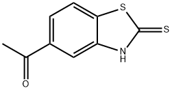 Ethanone, 1-(2,3-dihydro-2-thioxo-5-benzothiazolyl)- (9CI) 结构式