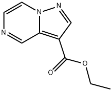 吡唑并[1,5-A]吡嗪-3-羧酸乙酯 结构式