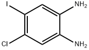 4-氯-5-碘苯-1,2-二胺 结构式