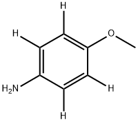 4-Methoxyaniline--d4 结构式