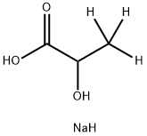 Sodium DL-Lactate-d3 结构式