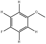 4-Fluoroanisole--d4 结构式