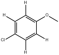 4-Chloroanisole--d4 结构式