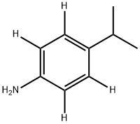 4-iso-Propylaniline--d4 结构式