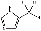 4-甲基咪唑-D3 结构式