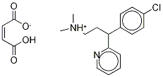 马来酸氯苯那敏-D6 结构式