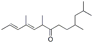 4,6,10,12-tetramethyl-2,4-tridecadien-7-one 结构式