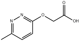 2-[(6-METHYLPYRIDAZIN-3-YL)OXY]ACETIC ACID 结构式