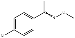 1-(4-氯苯基)乙烷-1-酮O-甲基肟 结构式