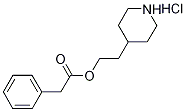 2-(4-Piperidinyl)ethyl 2-phenylacetatehydrochloride 结构式