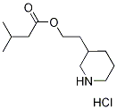 2-(3-Piperidinyl)ethyl 3-methylbutanoatehydrochloride 结构式