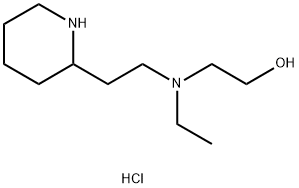 2-{Ethyl[2-(2-piperidinyl)ethyl]amino}-1-ethanoldihydrochloride 结构式