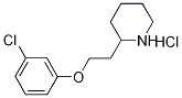 2-[2-(3-Chlorophenoxy)ethyl]piperidinehydrochloride 结构式