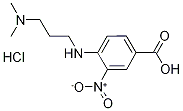 4-{[3-(Dimethylamino)propyl]amino}-3-nitrobenzoic acid hydrochloride 结构式