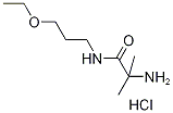 2-Amino-N-(3-ethoxypropyl)-2-methylpropanamidehydrochloride 结构式