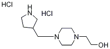 2-[4-(3-Pyrrolidinylmethyl)-1-piperazinyl]-1-ethanol dihydrochloride 结构式