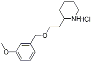 2-{2-[(3-Methoxybenzyl)oxy]ethyl}piperidinehydrochloride 结构式
