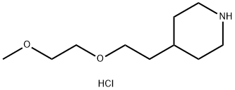 4-[2-(2-Methoxyethoxy)ethyl]piperidinehydrochloride 结构式