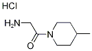2-Amino-1-(4-methyl-1-piperidinyl)-1-ethanonehydrochloride 结构式
