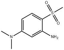 N1,N1-Dimethyl-4-(methylsulfonyl)-1,3-benzenediamine 结构式